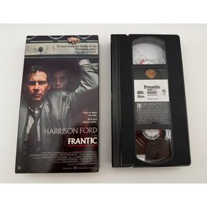 Frantic VHS Harrison Ford Roman Polanski Warner Home Video Mystery Thriller